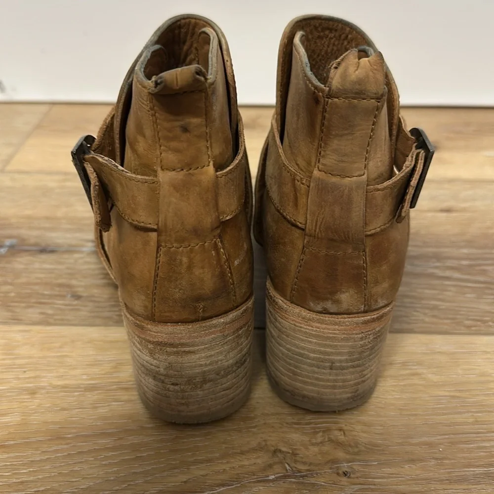Free People Booties Back Loop Ankle size 7.5 EU size 38